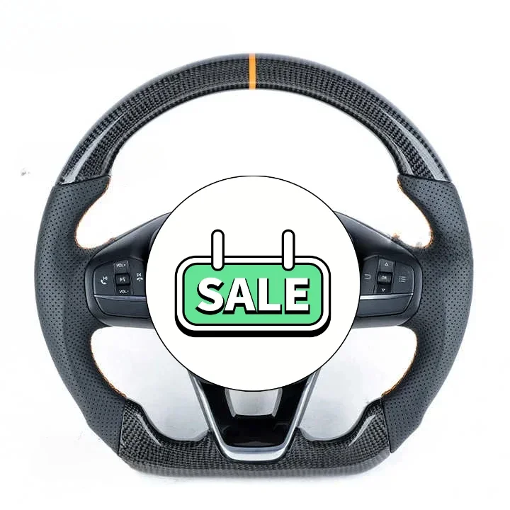 

For Ford Fiesta Focus Forreth Edge Ranger Carbon Fiber Steering Wheel
