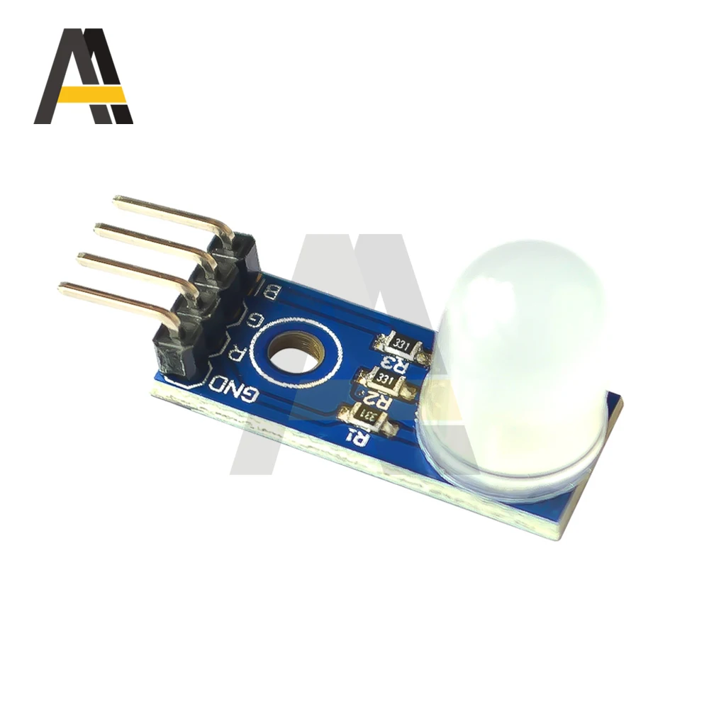 DC5V 10MM RGB LED 모듈 공통 음극 발광 다이오드 3색 LED 모듈