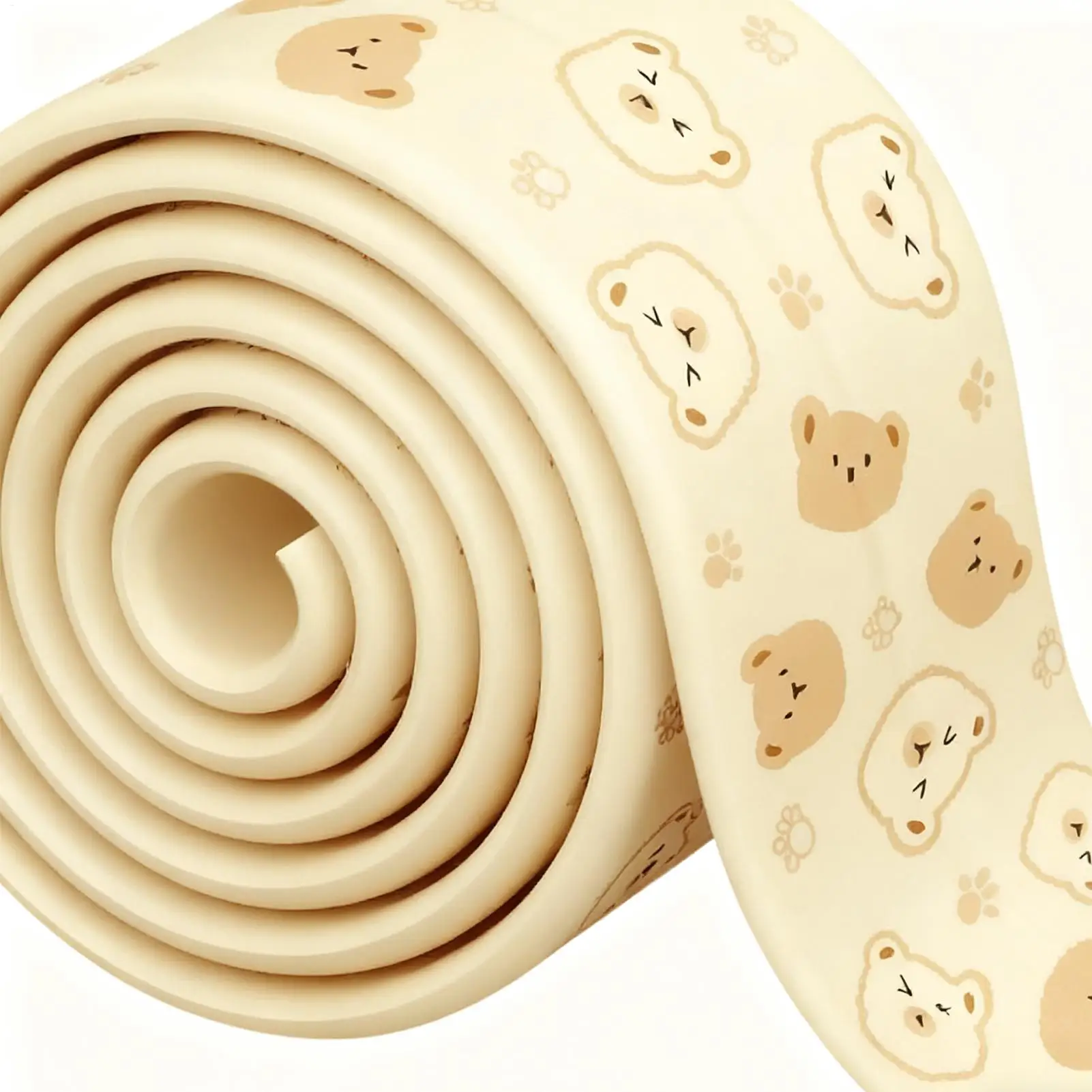 أطفال التدقيق الوفير لينة المطاط رغوة 6.5ft الأثاث حافة حشوات للزوايا المضادة للتصادم شرائط للمدفأة كونترتوب مكتب