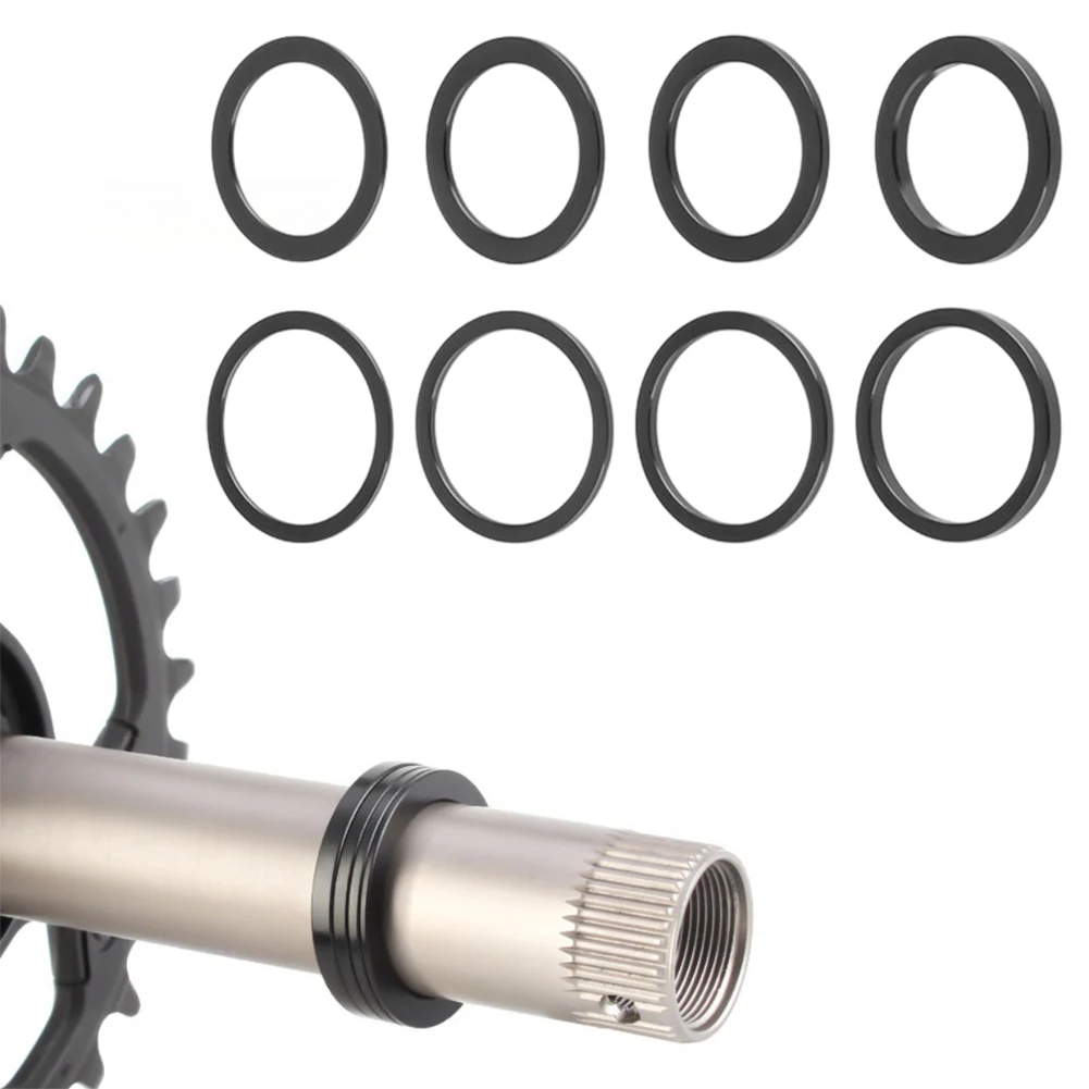 

4pcs Crank Washers 24mm 30mm For Integrated Chainrings Like Hollowtech1 And For SRAM For GXP Bicycle Parts Aluminum Alloy