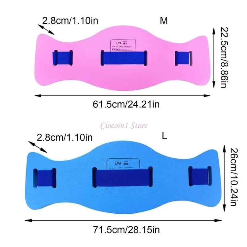 Y1UB Wygodny pas bezpieczeństwa EVA do pływania dla początkujących pływaków w basenach i na plażach