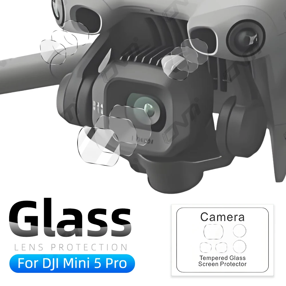 Lens Protector for DJI Mini 5 Pro Drone Camera HD Tempered Glass Anti-Scratch Protective Film for DJI Mini5 Pro Accessories
