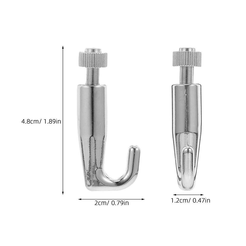 2PCS Sailor Hook Picture Hanging Device Aluminum Alloy Frame Hangers Heavy Hardware Wall Office Home Use Sturdy
