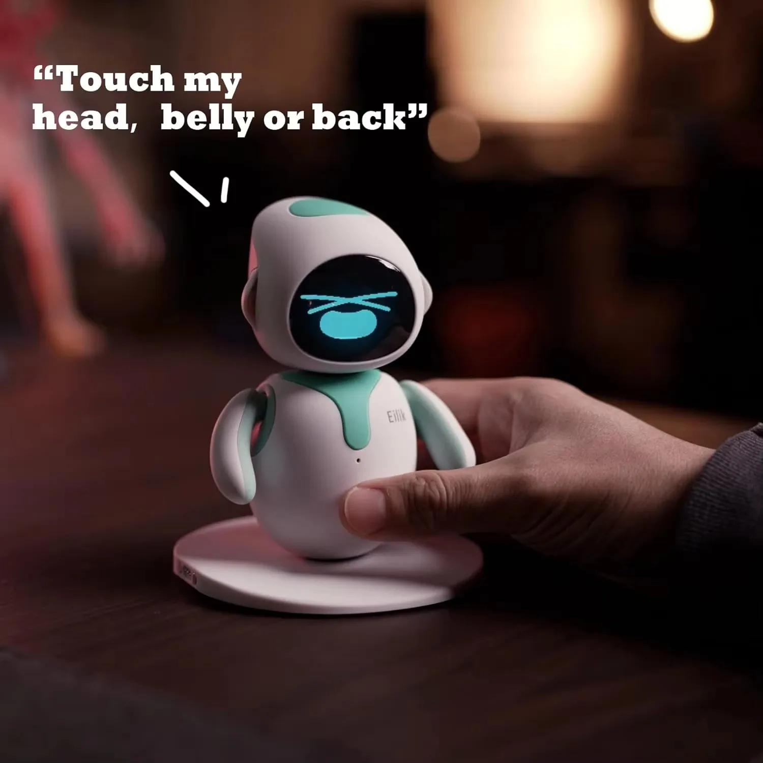 Eilik Smart Robot EMO Emoticons Electronics Automation AI Desktop Pet Intelligence Touch Interactive Mode Multi Functional Robot