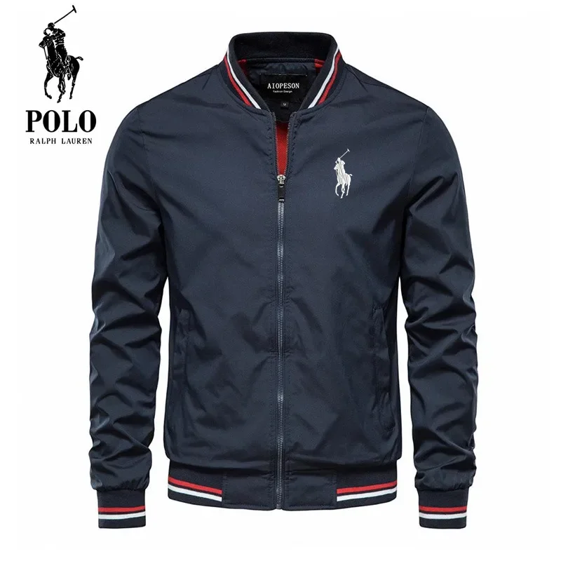 AliExpress Embroidered Men's Brand Polo Ralph Lauren Trench Coat, Quick-drying Jacket, Outdoor Sun Protection, Fishing, Cycling, Sports