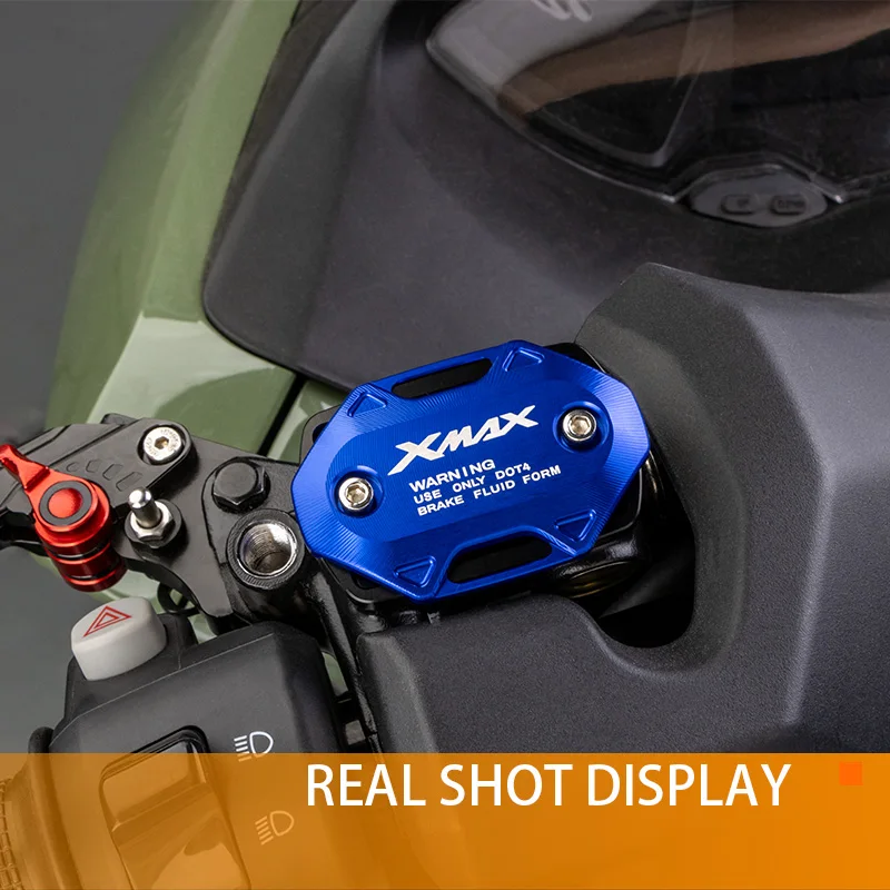 

For YAMAHA XMAX300 xmax250 2017-2025 2024 2023 2022 2021 2020 2019 Motorcycle CNC Front Brake Reservoir Fluid Tank Oil Cup Cover