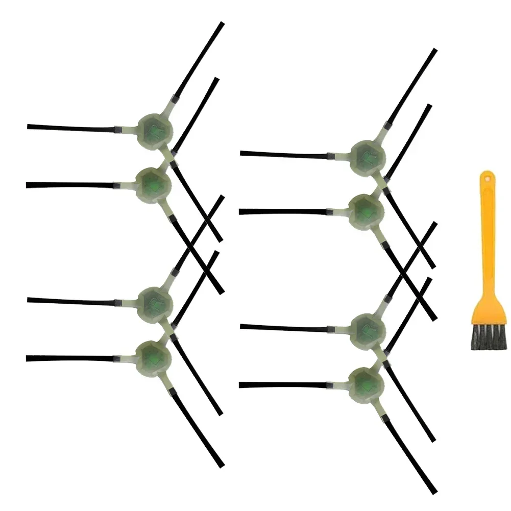 Lot de 8 brosses latérales et 1 brosse pour aspirateur robot EICOBOT R20, pièces de rechange pour aspirateur ménager