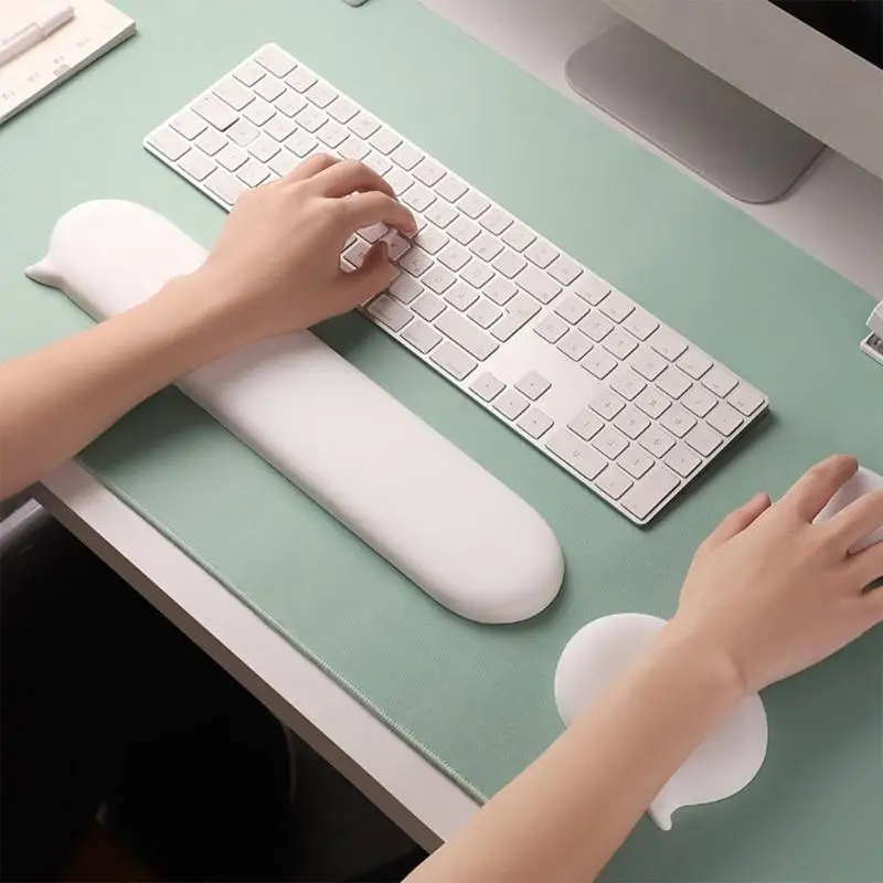 Keyboard Wrist Rest Ergonomic Wrist Rest Silicone Wrist Pad for Computer 77JC