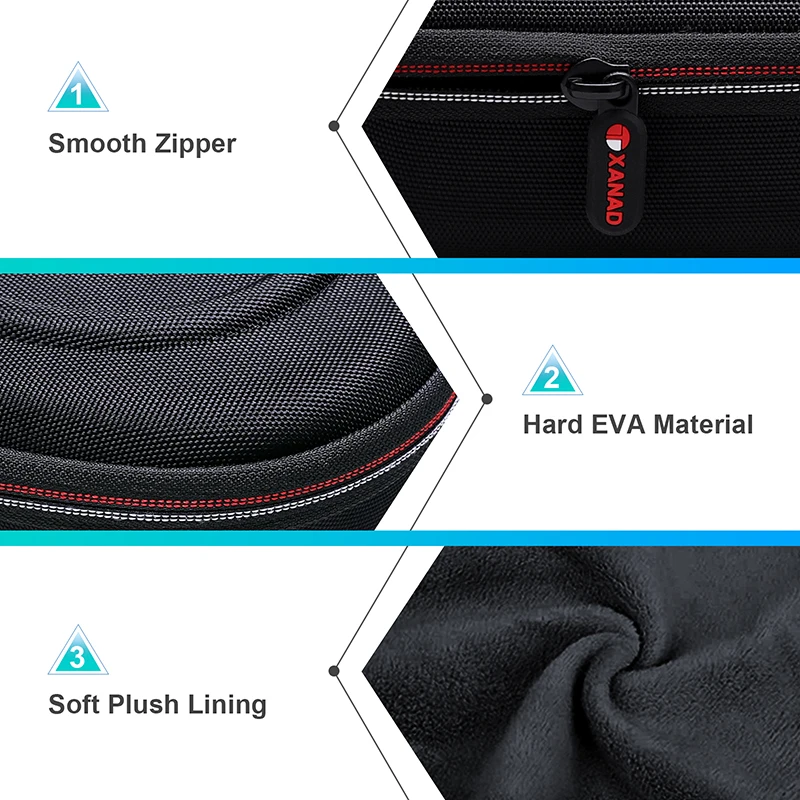 XANAD EVA Hard Case for JBL Live 650BTNC/400BT/500BT/460NC and JBL Tune 510BT /700BT/710BT/750BTNC Tavel Carrying Storage Bag