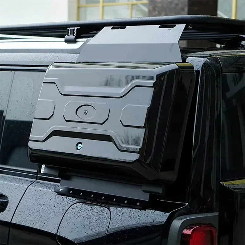 Black Large Capacity Car Side Luggage Storage Box Tote for Haval Raptor 2024-2025 Anti-Lock Brake System Compatible Vehicle Orga