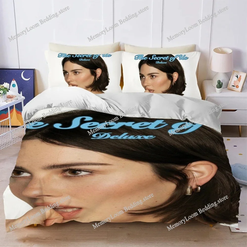 

Hot Singer Gracie Abrams The Secret Of Us Duvet Cover Set Bedding Soft Laundry Cotton Bed Student Dormitory Gift Home Textile741