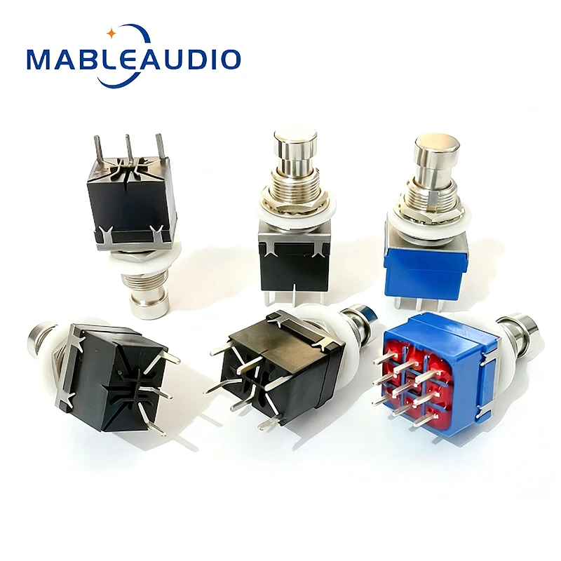 3-Pin 6-Pin 9-Pin Effects Pedal PCB with Locking Pedals Pins Buttons and Toggle Switches for Bypass Amplifier Accessories 1PCS
