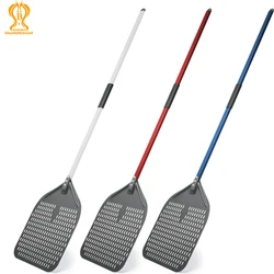 SHANGPEIXUAN 14/13/12 Inch Pizza Peel Perforated Long Handle Pizza Shovel Aluminum Hard Anodized Pizza Peel Oven Accessories
