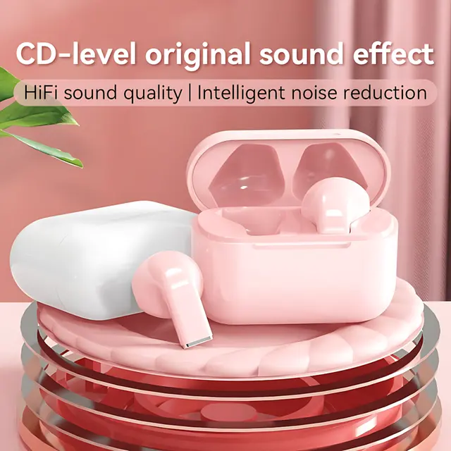 PRO 5S Earbuds True Wireless Earphone Noise Cancelling Update Bluetooth 5.3 Headset HD Music Headphone In-Ear Handsfree With Mic