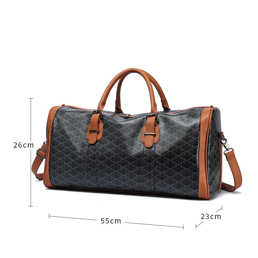 Luxuriöse Karierte Handtaschen für Herren Große Kapazität Reisetasche Shopper Modisches Design Henkeltaschen Multifunktionale Umhängetasche Handtasche – Detail 8