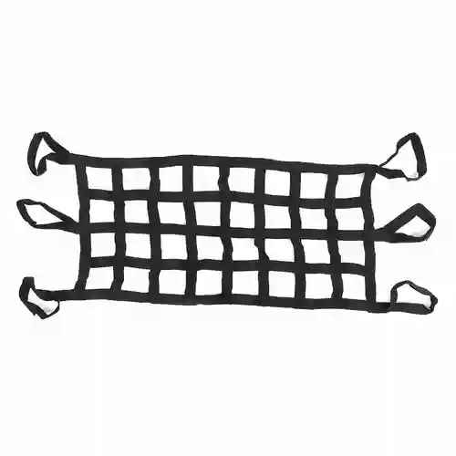 Red para techo de coche, hamaca suave, malla para Cargos, portón trasero Universal para Jeep Wrangler YJ TJ JK JL, accesorios de almacenamiento para techo de coche