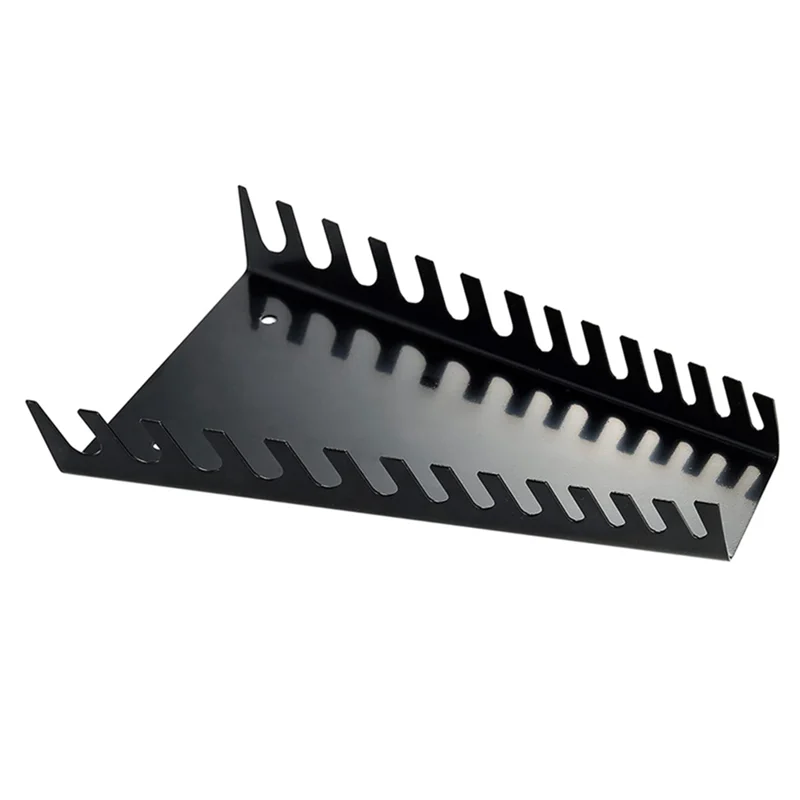 AF93-2 Piece Metal Wrench Organizer Premium Wrench Holder Tray For Wrench 1 Red & 1Black