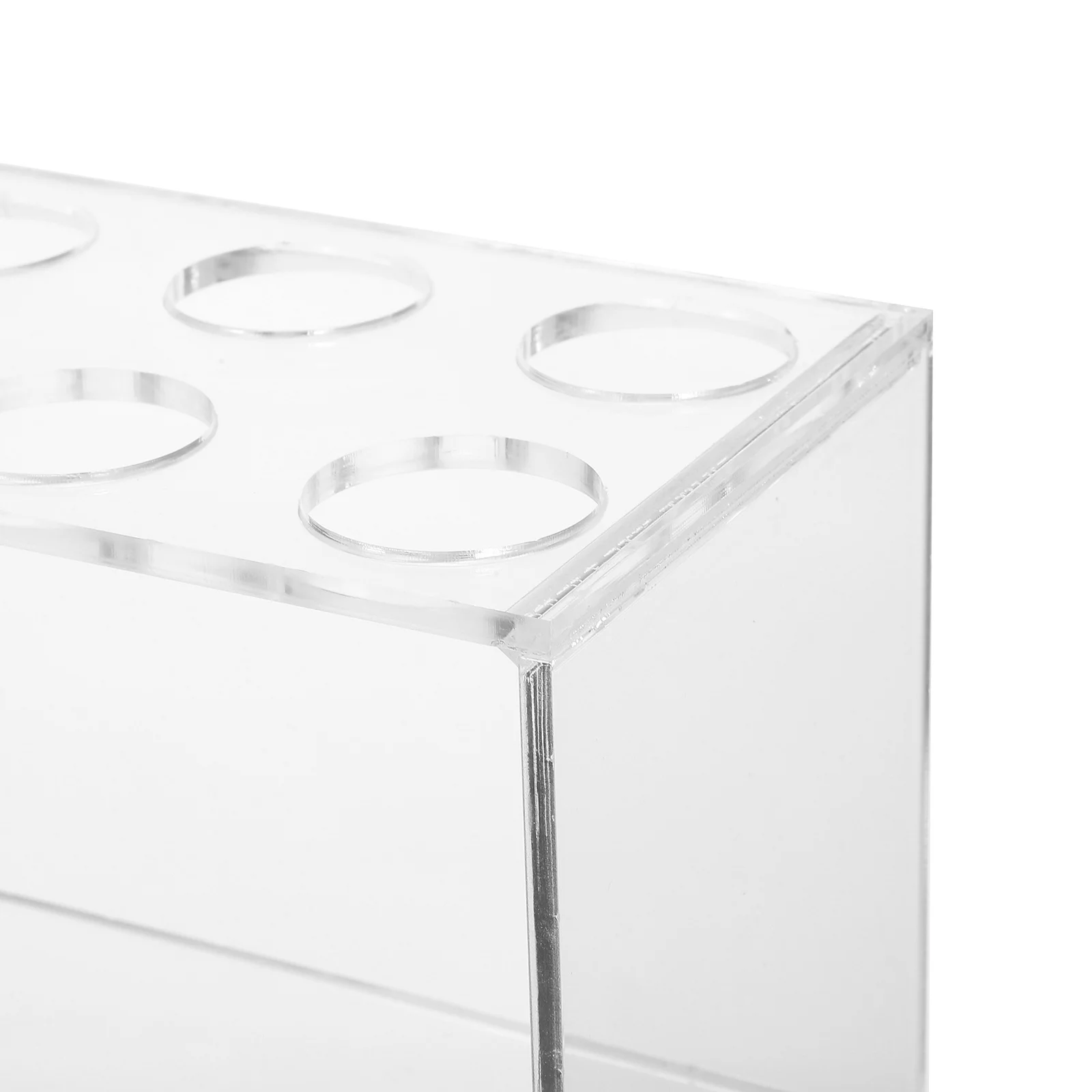 Laboratory Bottle Rack Acrylic Inverted Test Tube Holder For 50Ml Volumetric Flasks Compact Durable Science Tool Lab