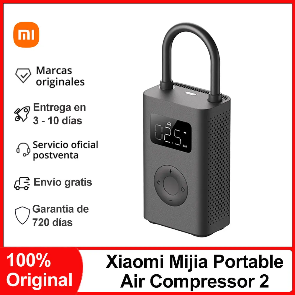 Compressore d'aria elettrico portatile Xiaomi Mijia 2, pompa dell'aria 2,