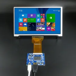 7 Inch 800*480 LCD Screen Display Driver Control Board Mini HDMI-Compatible For DIY Lattepanda,Raspberry Pi PC Monitor