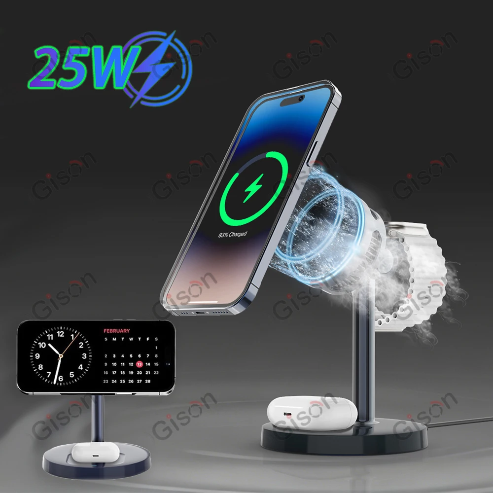 magnetic-3-in-1-wireless-charger-25w-qi22-semiconductor-cooling-phone-stand-fan-heat-dissipation-for-magsafe-iphone-12-17promax