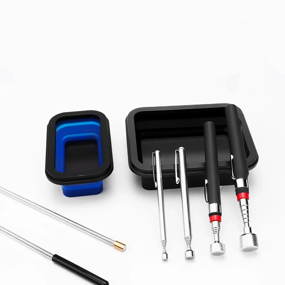 4-Piece Telescopic Magnetic Pickup Tool Set Nanos Kit With Magnetic Chucks, Flexible And Strong Magnetic Pickup Tools