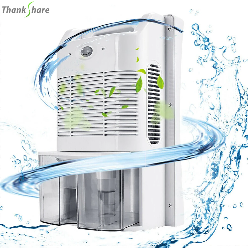 THANKSHARE Home Dehumidifier Air Dryer Moisture Absorber 1.8L Water Tank for Bedroom Kitchen Office Basement