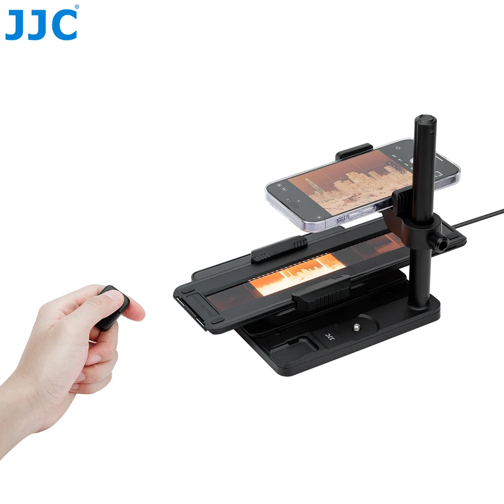 JJC Mobile Film Scanner Converts 35mm & 120 Format Film to Digital, Negative Film Digitizer with LED Backlight