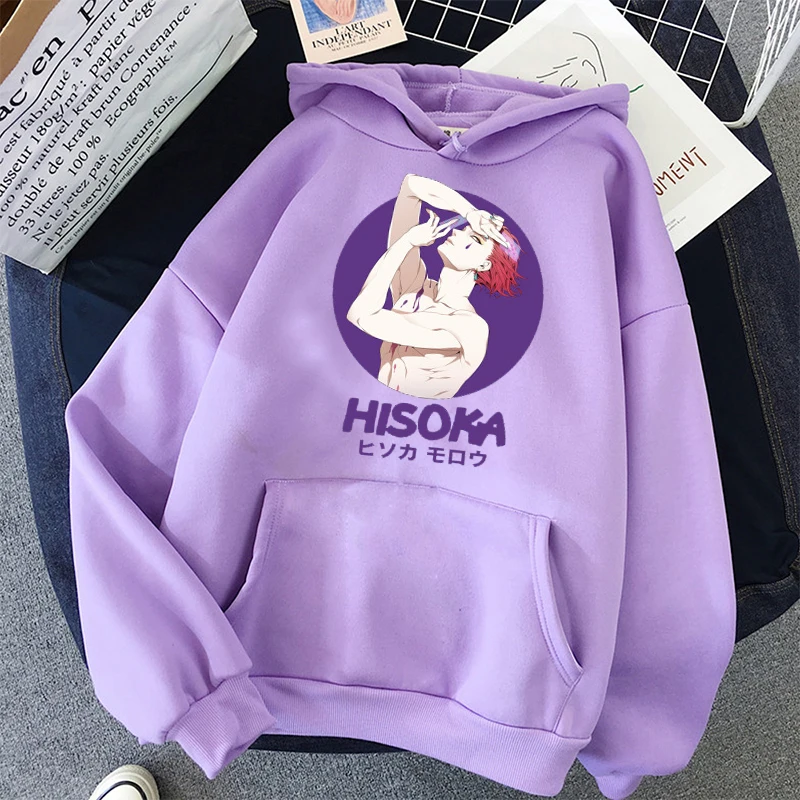 Japanese Anime Hunter X Hunter Hisoka Print Hooded Sweatshirts Women Cartoon Graphic HISOKA Korean Casual Unisex Oversize Hoodie