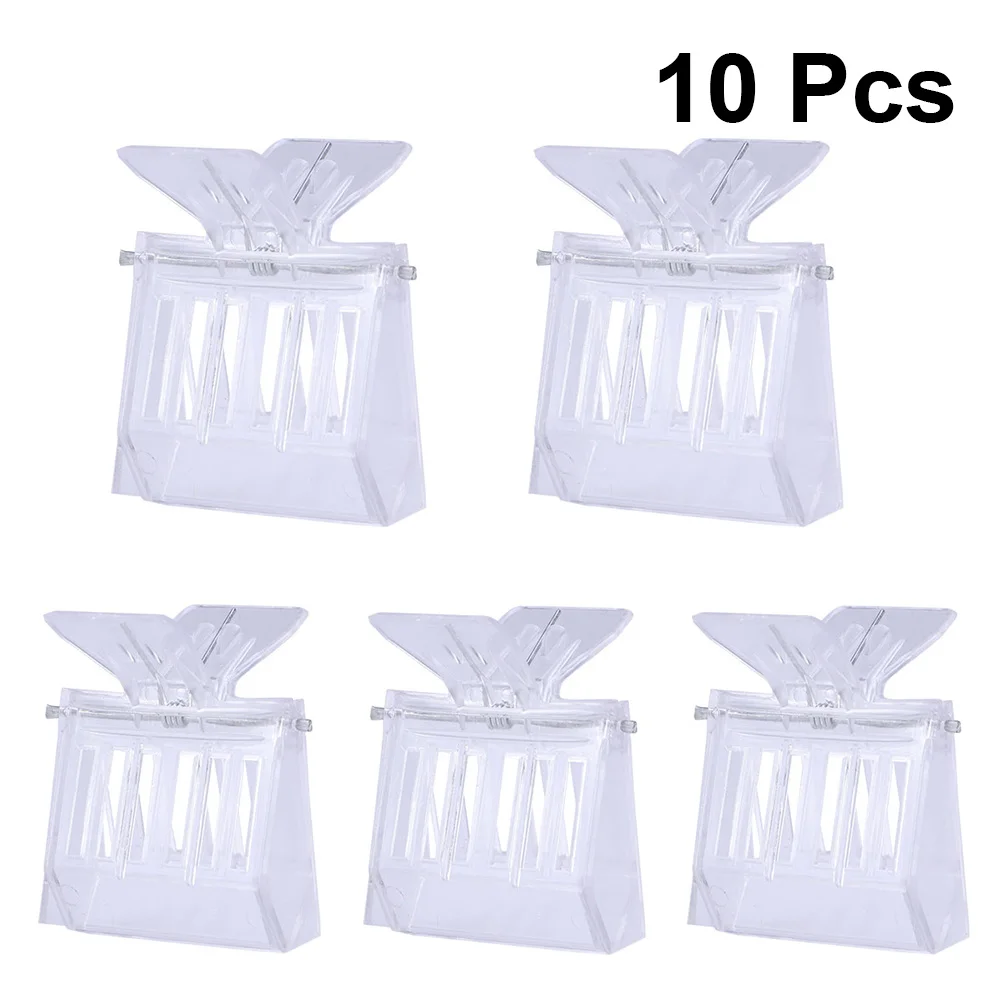 

10Pcs Plastic Beekeeper Tool Bee Clip Catcher Cage Easy Use Catching Tool Beekeeper Tools Beekeeping Clips