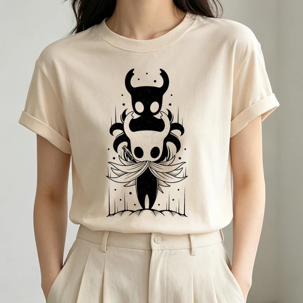 Hollow Knight t-shirt shoujo y2k manga japan funny summer top tees emo scene  anime japan japanese
