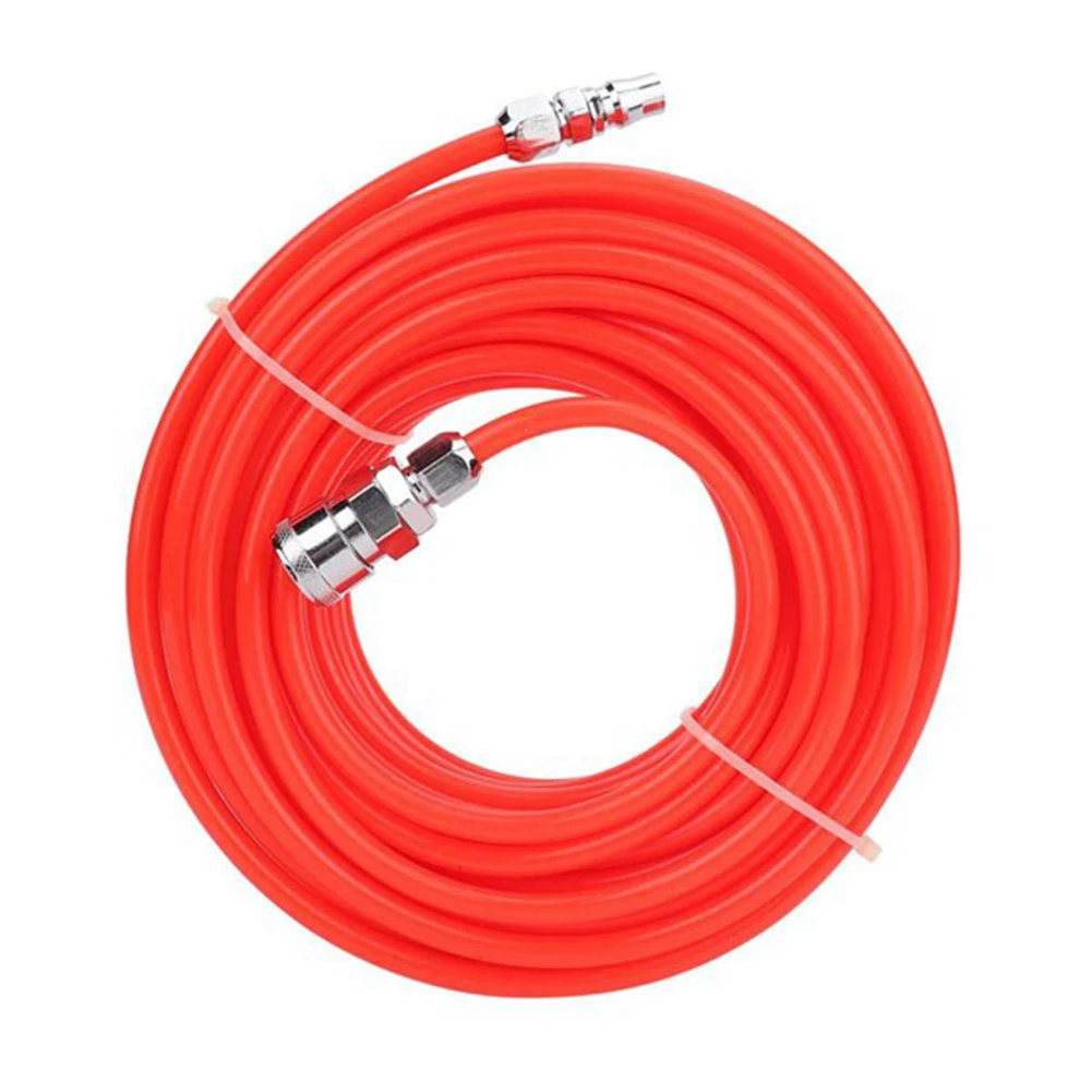 20M Pneumatic Air Tube Compressor Hose with Male/Female Connector 5X8Mm Straight Tube High Pressure Flexible Pipe