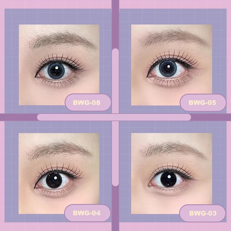 10 スタイルアイドルまつげ 6-11 ミリメートル U 字型黒/透明バンド再利用可能なラッシュ K-POP まつげ韓国ガールグループメイクつけまつげ