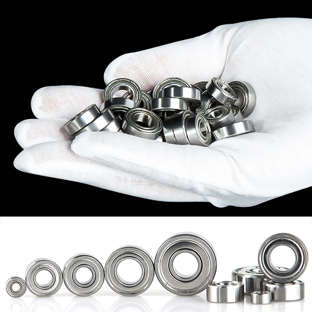 

4pc Miniature Ball Bearings 3x6x2.5 5x9x3 5x11x4 6x12x4 10x15x4mm Bore 2mm 3mm 4mm 5mm 6mm 7mm 8mm 9mm 10mm Sealed Small Bearing