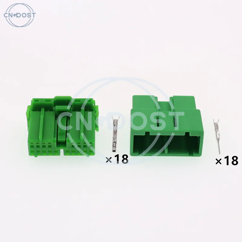 1 Set 18 Hole IL-AG5-18S-D3C1 Car Plug IL-AG5-18P-D3C1 Auto Instrument Electric Modification Socket Accessories AC Assembly