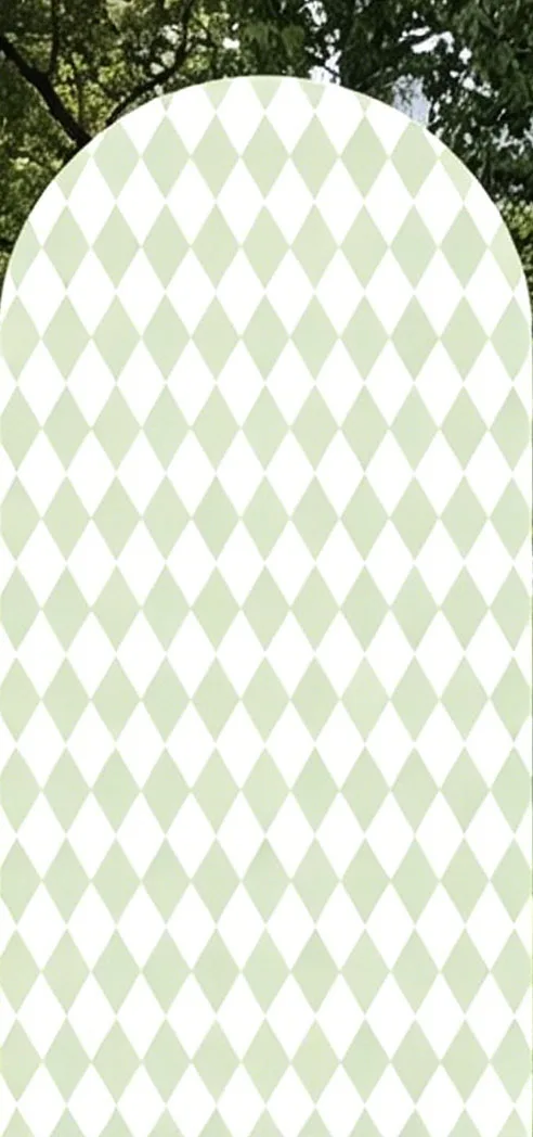 Custom 2-Side Goose Baby Shower Arch Backdrop Cover Grid Diy Name Age Birthday Party Decor Backdrop Photo