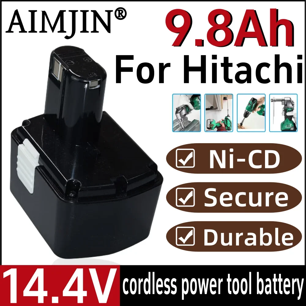 

Rechargeable Battery For Hitachi EB1414S EB14B EB1412S 14.4V EB14S DS14DL DV14DL CJ14DL DS14DVF3 9800mAh Battery