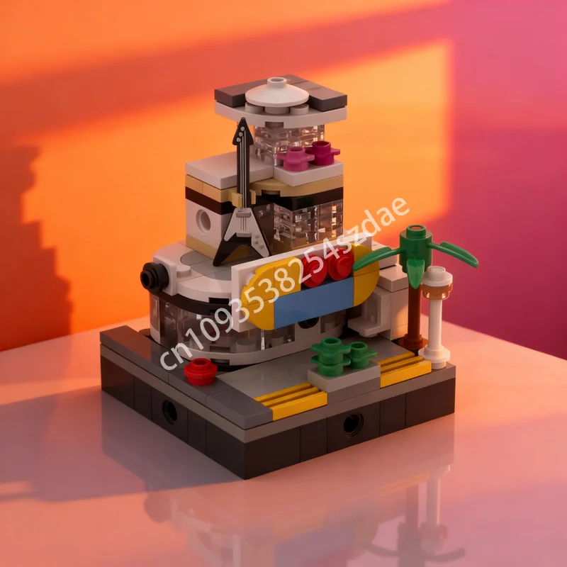 141 قطعة MOC Gutiar متجر وحدات صغيرة نموذج مصغر اللبنات العمارة تجميع لعبة لتقوم بها بنفسك الطوب هدايا عيد الميلاد عيد الميلاد #1