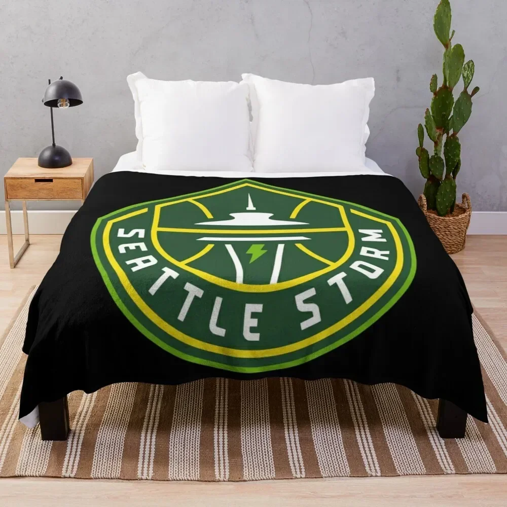 

Seattle storm Throw Blanket Quilt Thin Heavy Soft Beds Blankets