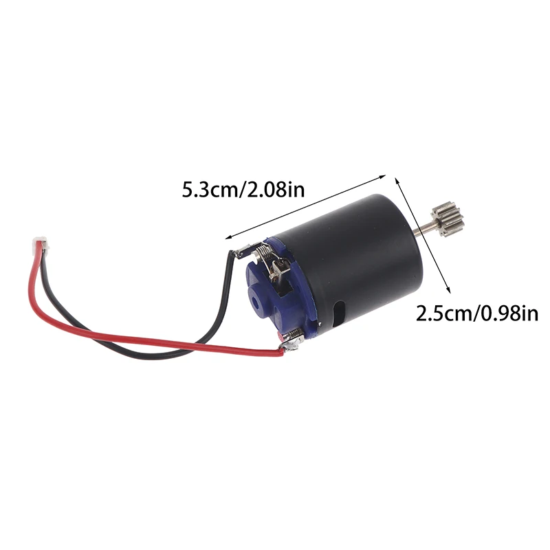 Actualización de motor 370 de fácil instalación para RC a escala 1/12, aumenta la velocidad para coches sobre orugas MN78/82/168 y LC79, tipo cepillado