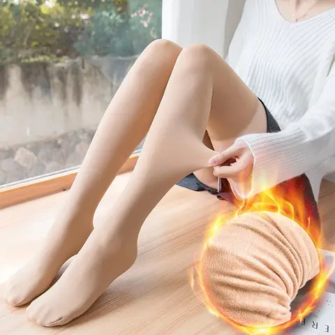 Women Plush Over Knee Long Socks Velvet Knee Socks Thigh High Socks Winter for Ladies Girls Warm High Tube Stockings