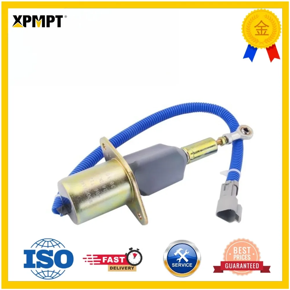Excavator Accessories 6743-81-9141 SA-5030-24 4063712 4063713 Flameout Solenoid Valve (24V) for R265-7 Komatsu PC300-7