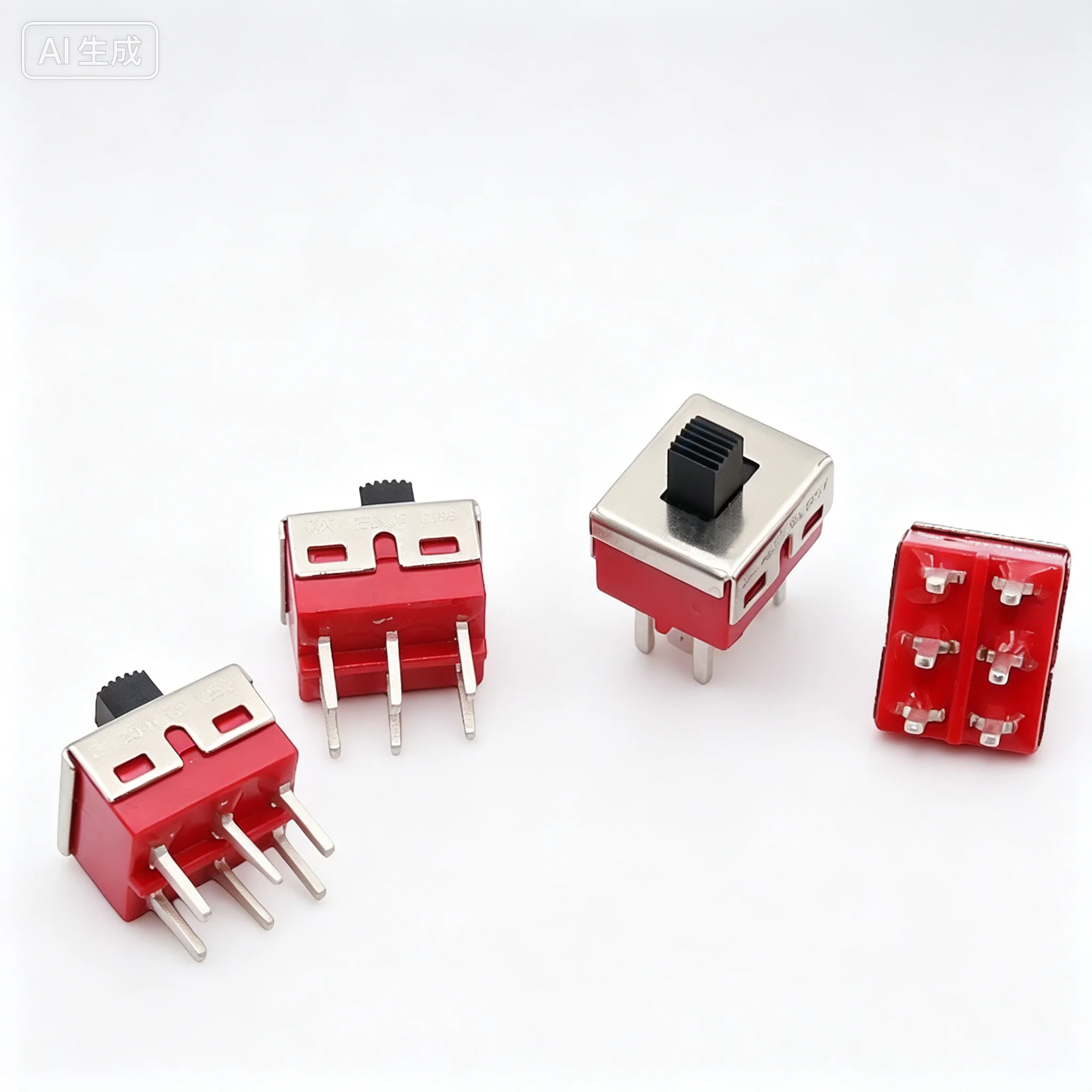 Vertical Slide Switch 6Pin 2Position Pin Pitch 4.7 5mm Lever Height