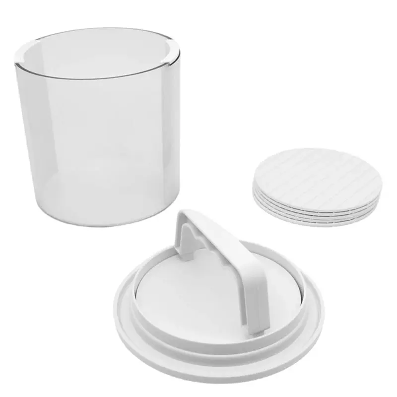 VEHO-Multi-Layer Burger Patty Maker With Storage Container, Non-Stick Beef Press Mold, Freezable Hamburger Patty Box For BBQ