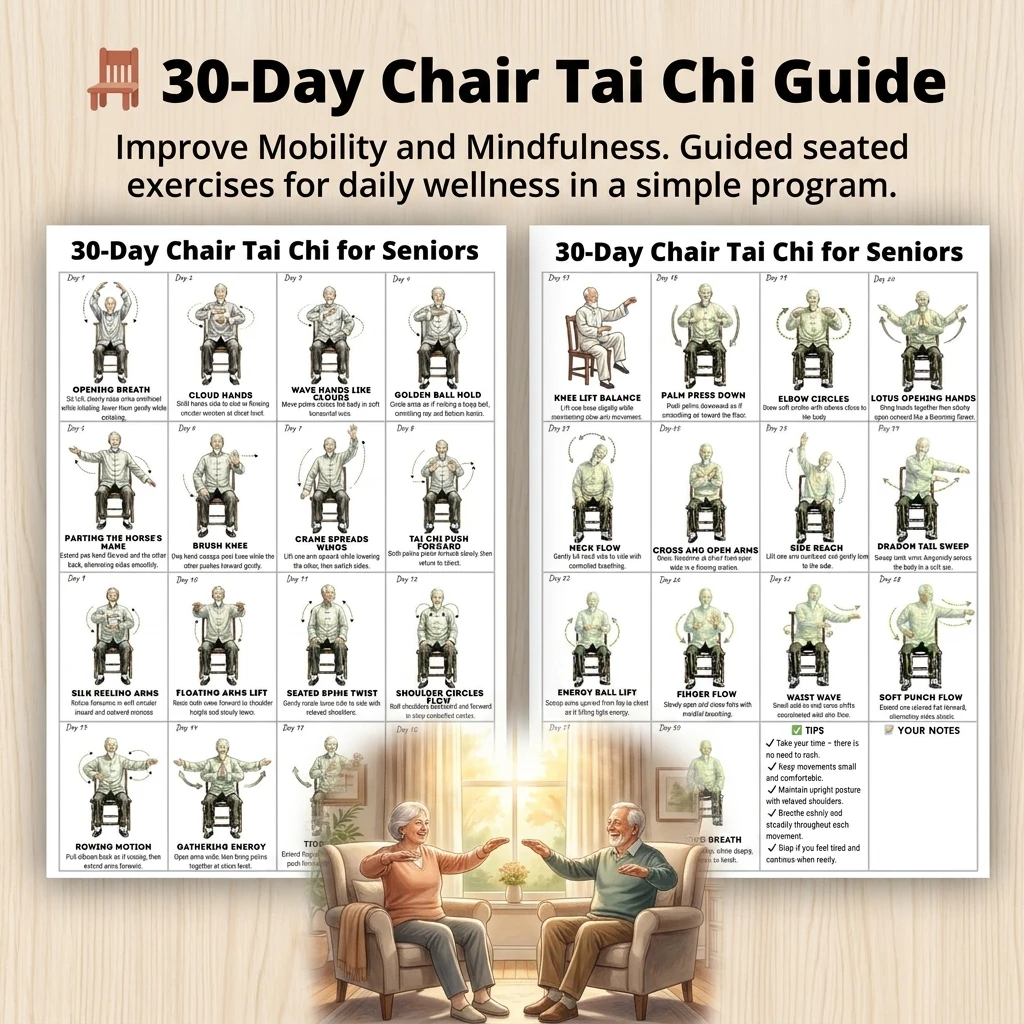 Tai Chi Exercise Plan Poster f - Sports Equipment Poster 评论和价格