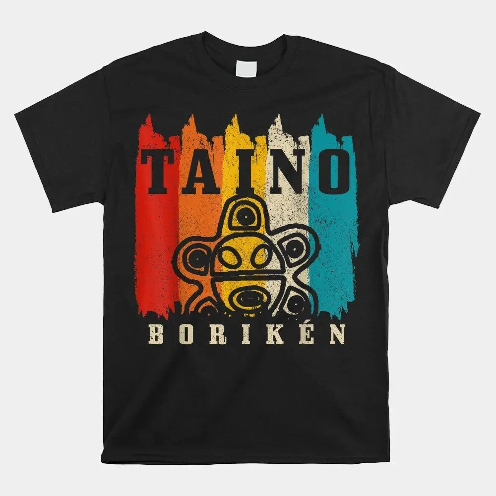 SALE!! Taino Boriken Sun Puerto Rico Taina Boricua T-Shirt, Size S-5XL High Quality 100%Cotton Short Sleeve