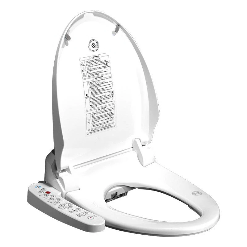 Imagem -05 - Smart Heated Toilet Seat Cover Secador de ar Quente Água e Temperatura do Vento Ajustável para Casa Inteligente Banheiro wc