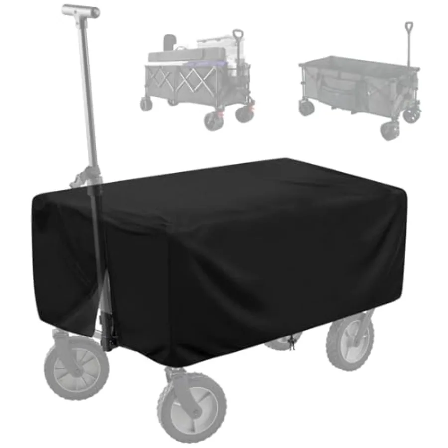 420D Folding Wagon Cover 420D Outdoor Extended Cloth Case Waterproof Dustproof Sunscreen Fits Wagon Carts For Outdoor Camping