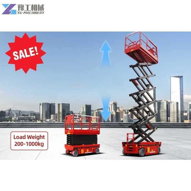 

8M Mobile Hydraulic Scissor Scaffolding Lift Platform Mobile Lifting Platform Vehicle Movable Lifting Mobile Loading Platform