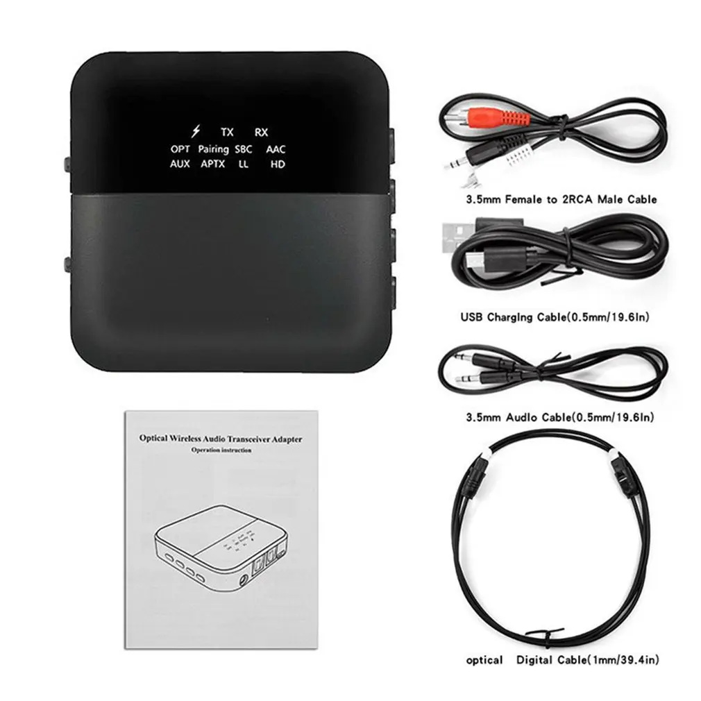 Wireless Bluetooth Transmitter Receiver Bluetooth-compatible 5.0 Audio Adapter for TV Laptop Stereo System Adapter Dropshipping